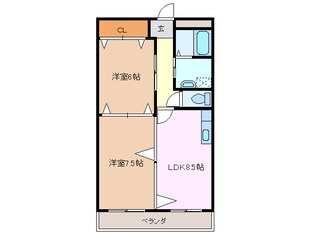 シャトレ桑名の物件間取画像